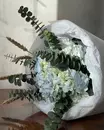 Заказать Букет с гортензией "Голубая нежность" в Томске