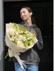 Заказать Сборный букет "Зеленая гавань"