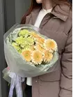 Купить Дуобукет из персиковых гербер и фисташковых гвоздик в Томске