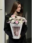 Купить сборный букет в сумочке «Розовый звонок» в Томске