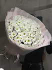 Купить Монобукет из 17 кустовых хризантем в розовом оформлении в Томске