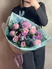Сборный букет с сухоцветами "Лавандовые фантазии"