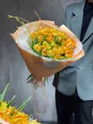 Купить  Букет из 25 пионовидных тюльпанов "Лучики весны" в Томске на 8 Марта
