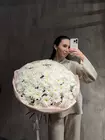 Купить  Букет из 19 кустовых белых хризантем  Altay  в Томске