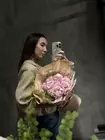 Бесплатная доставка в Томске букета из гортензий