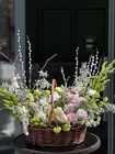 Купить большую пасхальну. корзину с бесплатной доставкой по Томску