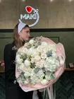 Заказать на праздник оригинальный букет Авторский сборный букет в нежных тонах "Заветная мечта"