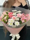 Купить Сборный букет "Розовый раскат" с бесплатной доставкой по Томску