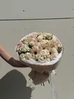 Большой красивый букет с кустовыми розами Томск
