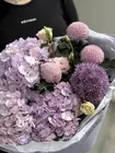 Доставить Сборный букет в сиреневых оттенках "Мыльные пузыри" по городу Томск