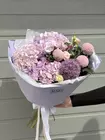 Оформить заказ на Сборный букет в сиреневых оттенках "Мыльные пузыри"
