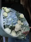 Сборный букет из гортензии и пионов Томск