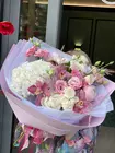 Купить Сборный букет с орхидеями "Проблекс" с доставкой по городу