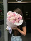 Доставить Сборный букет в нежной гамме "Розовый пунш" по городу Томск
