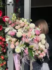 Заказать с бесплатной доставкой по Томску Сборный букет в нежной гамме "Изящество"