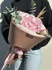 Купить Букет с гортензией "Розовый закат" с бесплатной доставкой по городу Томск