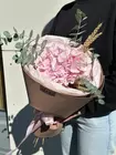 Оформить заказ на Букет с гортензией "Розовый закат" с доставкой по городу