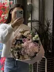 Заказать Сборный букет в нежной гамме "Волнительный момент" с доставкой по городу Томск