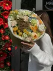 Заказать Сборный букет с пионовидными розами "Осенний романс" в Томске