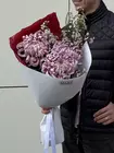 Оформить заказ на Монобукет из одиночных хризантем Vienna в оформлении с доставкой по городу