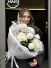 Купить Дуобукет из одиночных хризантем "Малая медведица" в Томске с доставкой по городу
