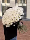 Доставить Букет из 25 ромашковых кустовых хризантем по городу Томск