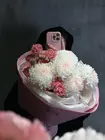 Купить Дуобукет из розовых гвоздик и одиночных хризантем в Томске