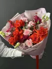 Оформить заказ на Сборный букет "Пылающая феерия" с доставкой на дом в Томске