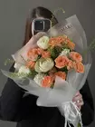 Оформить заказ на Сборный букет "Персиковый нектар" в Томске