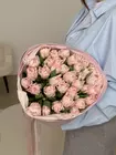 Купить Букет из 35 розовых пионовидных тюльпанов с доставкой по Томску
