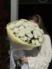 Купить Букет из 7 кустовых хризантем в оформлении в Томске