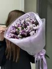 Доставка Монобукет из 11 сиреневых альстромерий по городу Томск
