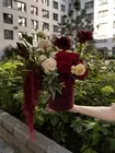 Купить Композиция в шляпной коробке "Вечерняя интрига" с доставкой в Томске