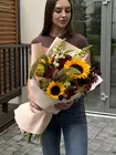 Купить Сборный букет «Осенний фурор» в Томске