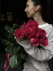 Заказать Букет из 9 малиновых роз 70 см в Томске