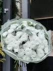 Кустовая хризантема с эвкалиптом купить букет в Томске