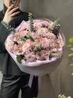 Купить букет из орхидеи и кустовых хризантем "Нежный перезвон" с доставкой в Томске
