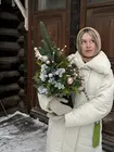 Купить новогоднюю ель "Пастельная вьюга" с доставкой в Томске