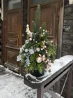 Доставка новогодней ели "Пастельная вьюга" в городе Томск