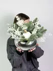 Купить новогоднюю композицию "Снежный балет" с доставкой в Томске
