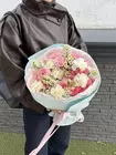 Доставка сборного букета "Пастельный шторм" в городе Томск