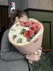 Доставка букета "Коралловое облако" в городе Томск