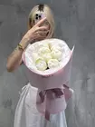 Букет из 9 белых пионов купить в Томске