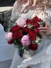 Купить композицию "Пылающее сердце" с доставкой в Томске