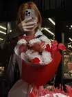 Купить букет "Рубиновый акцент" с доставкой в Томске