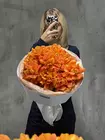 Купить огненные французские розы в Томске с доставкой