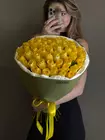 Купить букет из желтых роз в Томске