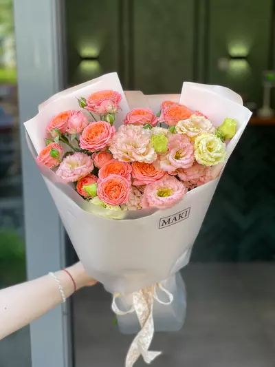 Букет из кустовой розы Томск