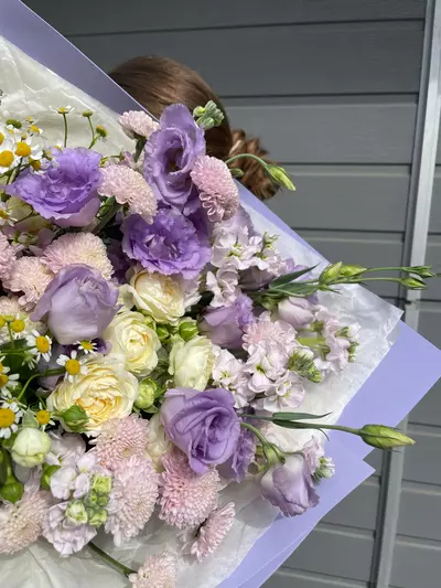 Купить букет с ромашками Томск