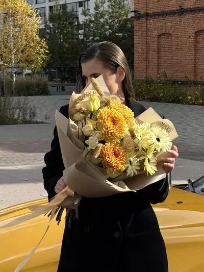 Доставить Сборный букет "Теплый бриз" в Томске